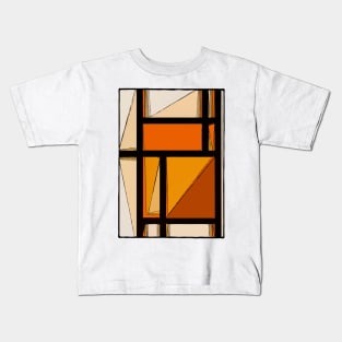 Stained Glass Sunrise Kids T-Shirt